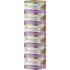 Dose S6 - 6 x 156 g - Makrele & Sardine