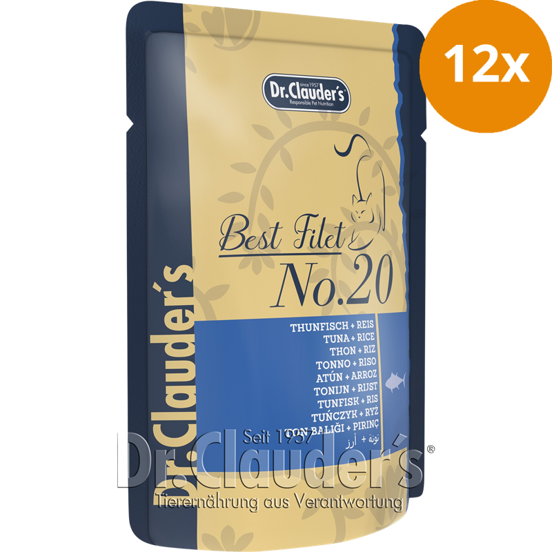 Dr.Clauder's Best Filet No. 20 Thunfisch mit Reis 100 g
