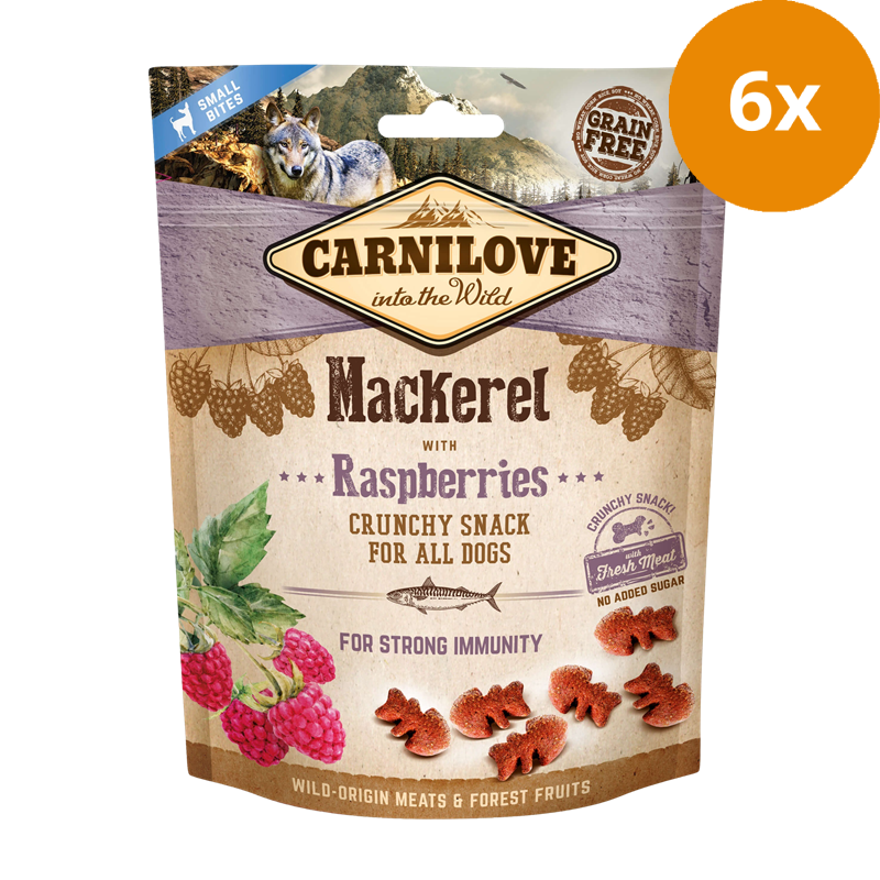 Carnilove Snack Crunchy Mackerel/Raspberry 200 g