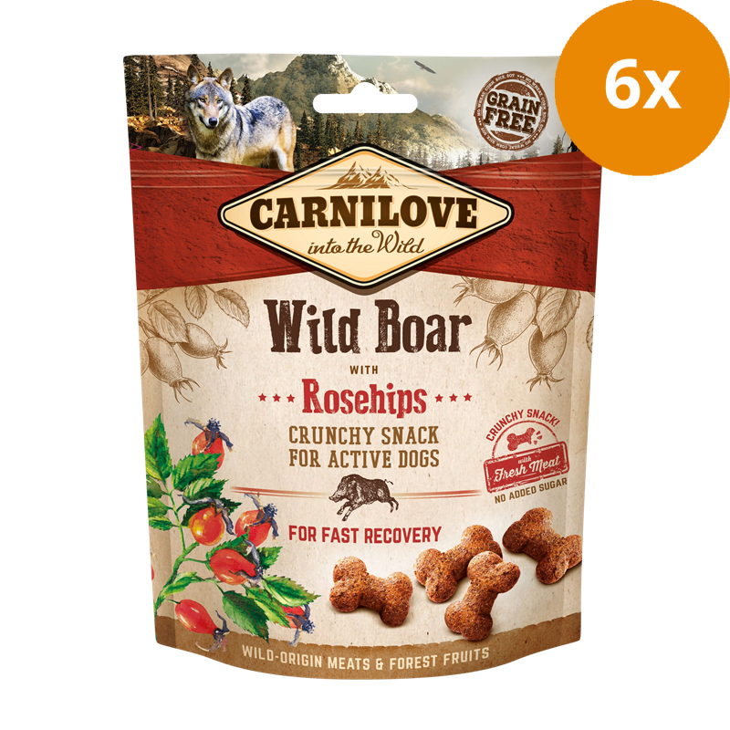 Carnilove Snack Crunchy Wild Boar/Rosehip 200 g