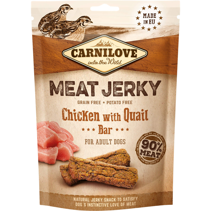 Snack Meat Jerky - 100 g - Chicken & Quail