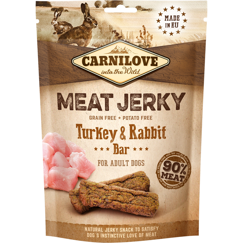 Snack Meat Jerky - 100 g - Turkey & Rabbit