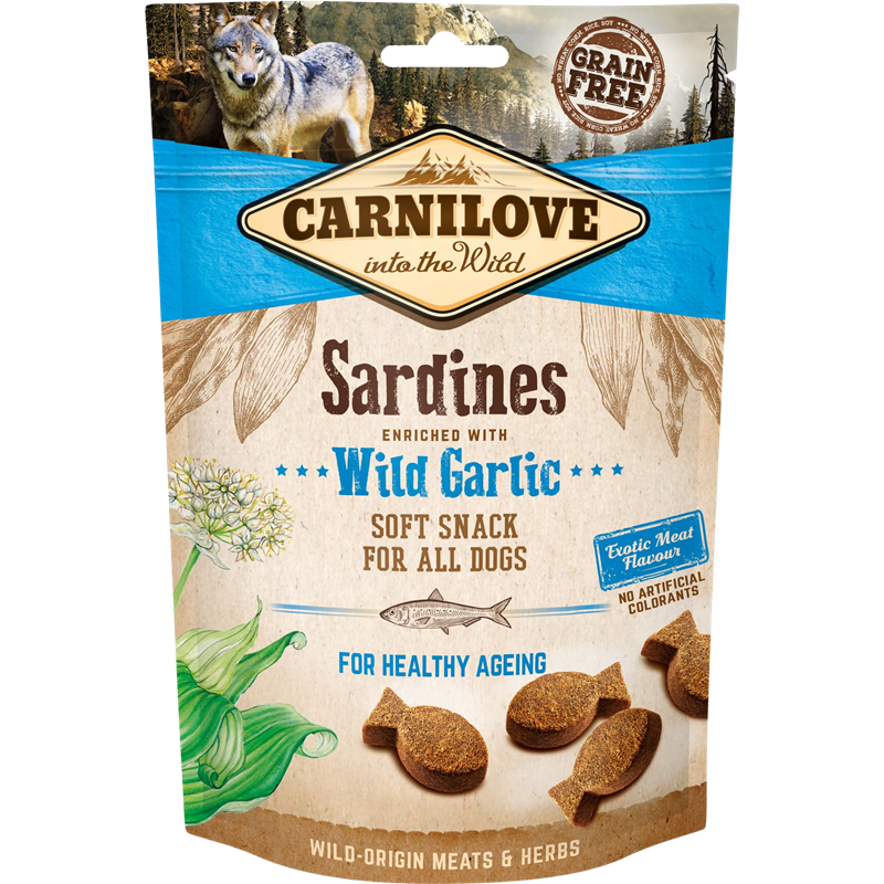Snack Soft - 200 g - Sardines/Wild Garlic