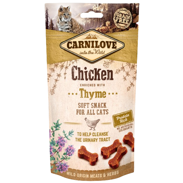 Cat Snack - 50 g - Soft Chicken/Thyme