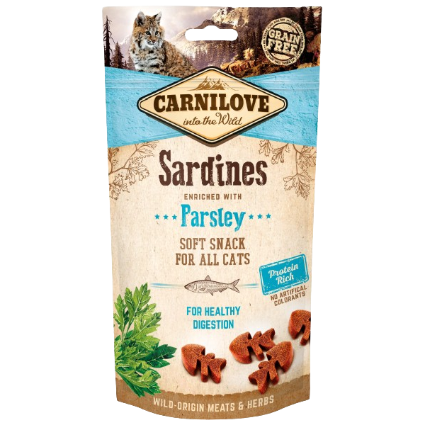 Cat Snack - 50 g - Soft Sardine/Parsley