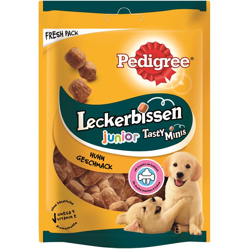 Pedigree Snack Leckerbissen Kau-Happen Junior 125g
