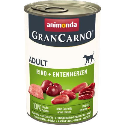 animonda GranCarno Adult Rind + Entenherzen 400 g