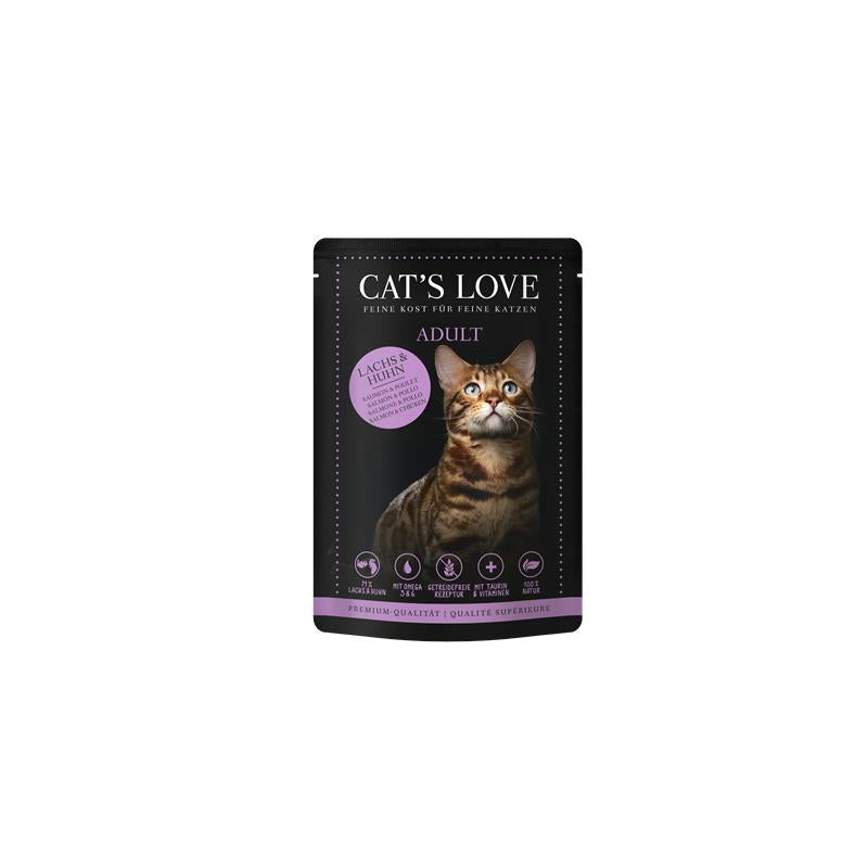 Cats Love PB Adult Lachs & Huhn 85g