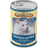 BTG Classic Cat Dose Stückchen mit Rind 415 g