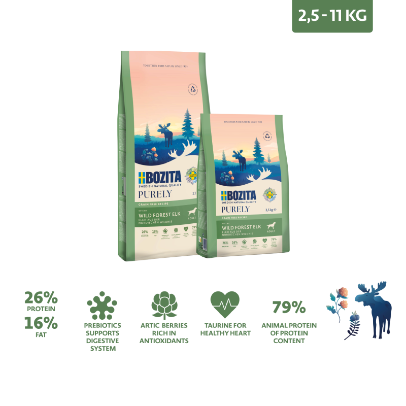Bozita Dog Purely Adult mit Elch