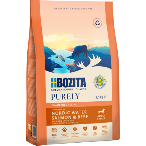 Bozita Dog Purely Adult Small mit Lachs & Rind