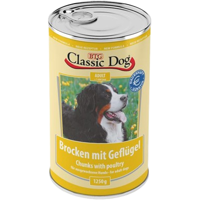Classic Dog Dose Brocken mit Geflügel 1250 g