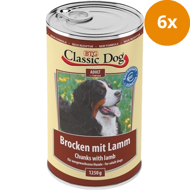 Classic Dog Dose Brocken mit Lamm 1250 g