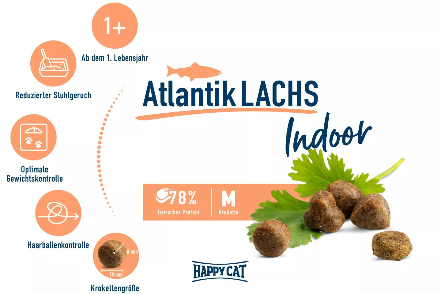Happy Cat Indoor Atlantik Lachs