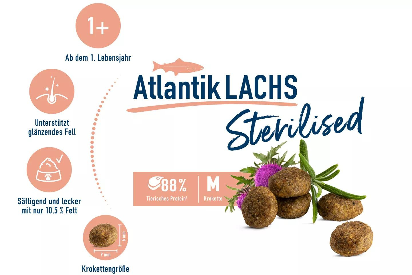 Happy Cat Sterilised Atlantik Lachs