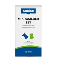 Canina Mikrosilber Set Ohrenspülung & Liquid