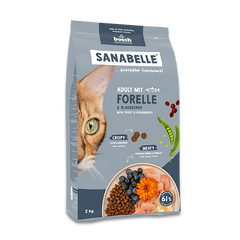 Sanabelle Adult mit Forelle