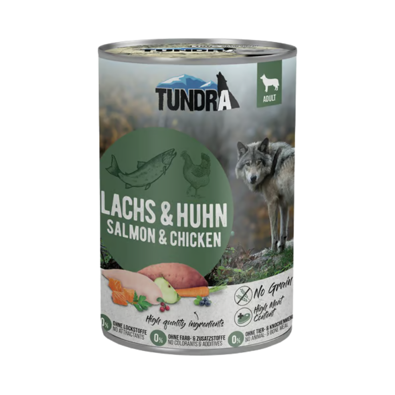 Tundra Dog Dose Lachs & Huhn 400g