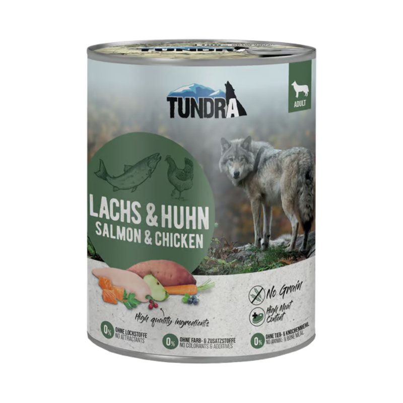 Tundra Dog Dose Lachs & Huhn 800g