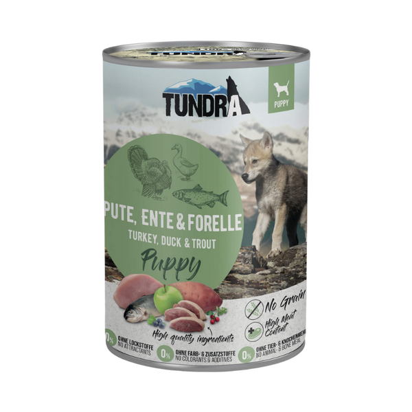Tundra Dog Dose Puppy Pute, Ente & Forelle 400g gnstig kaufen