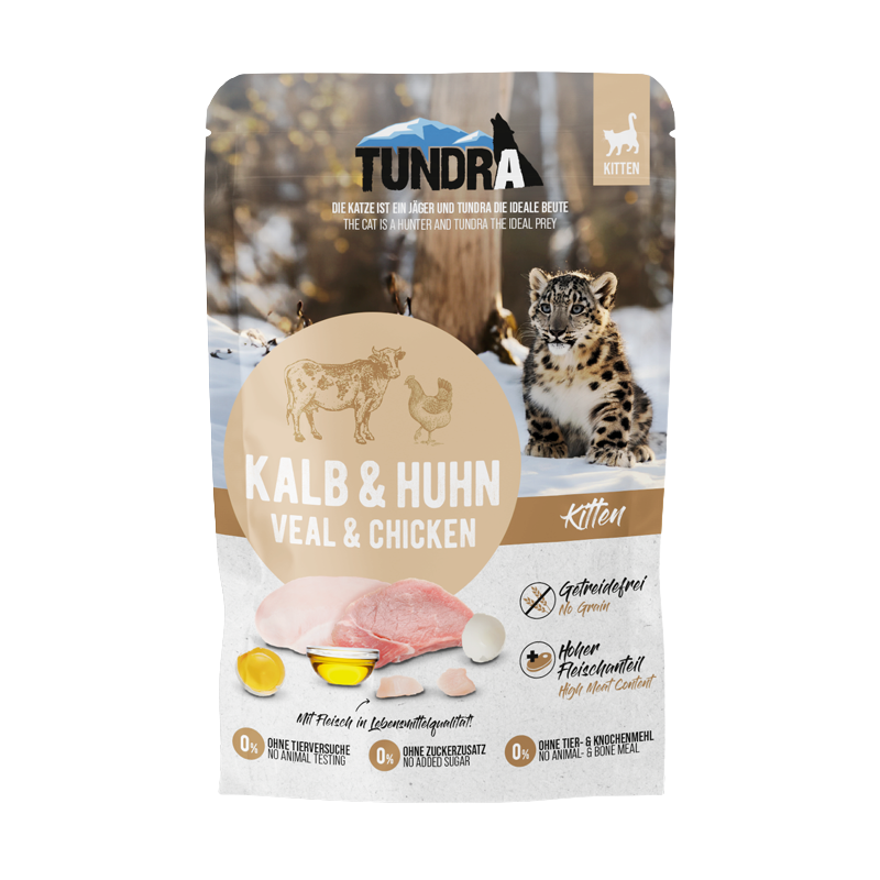 Tundra Cat PB Kitten Kalb & Huhn 85g