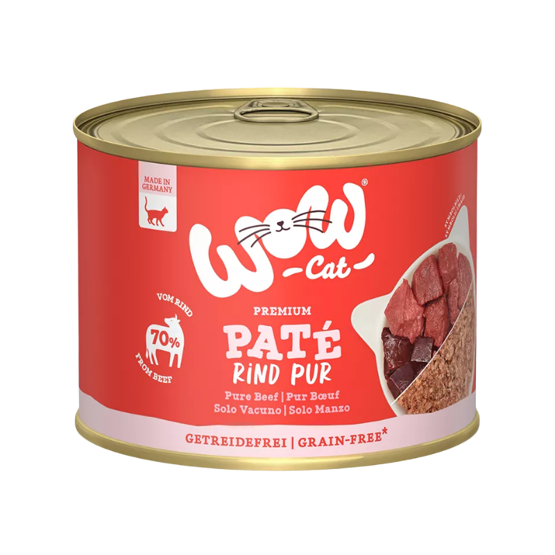 Wow Cat Dose Adult Rind Pur 200g