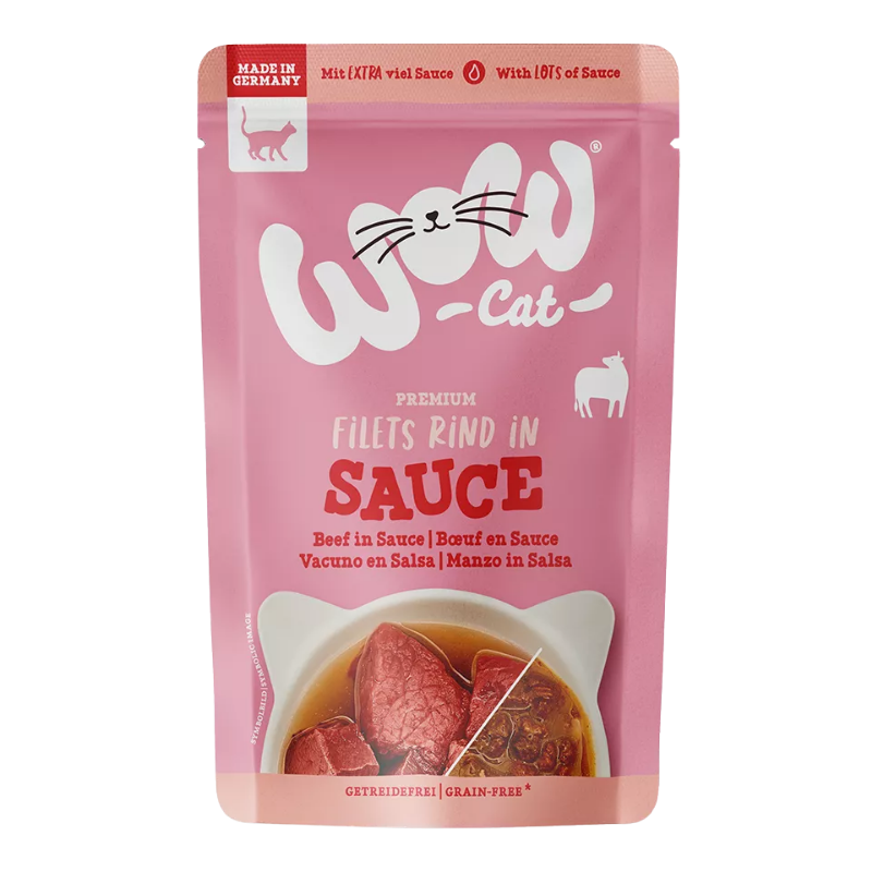 Wow Cat PB Adult Multipack in Sauce 6x85g