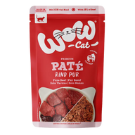 Wow Cat PB Adult Rind Pur 125g