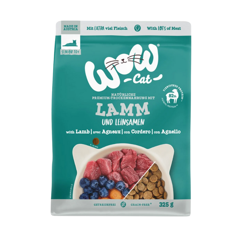 Wow Cat Trocken Senior Lamm