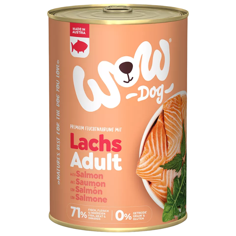 Wow Dog Dose Adult Lachs 400g