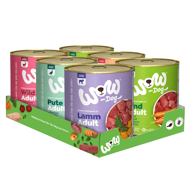 Wow Dog Dose Adult Multipack 6x800g