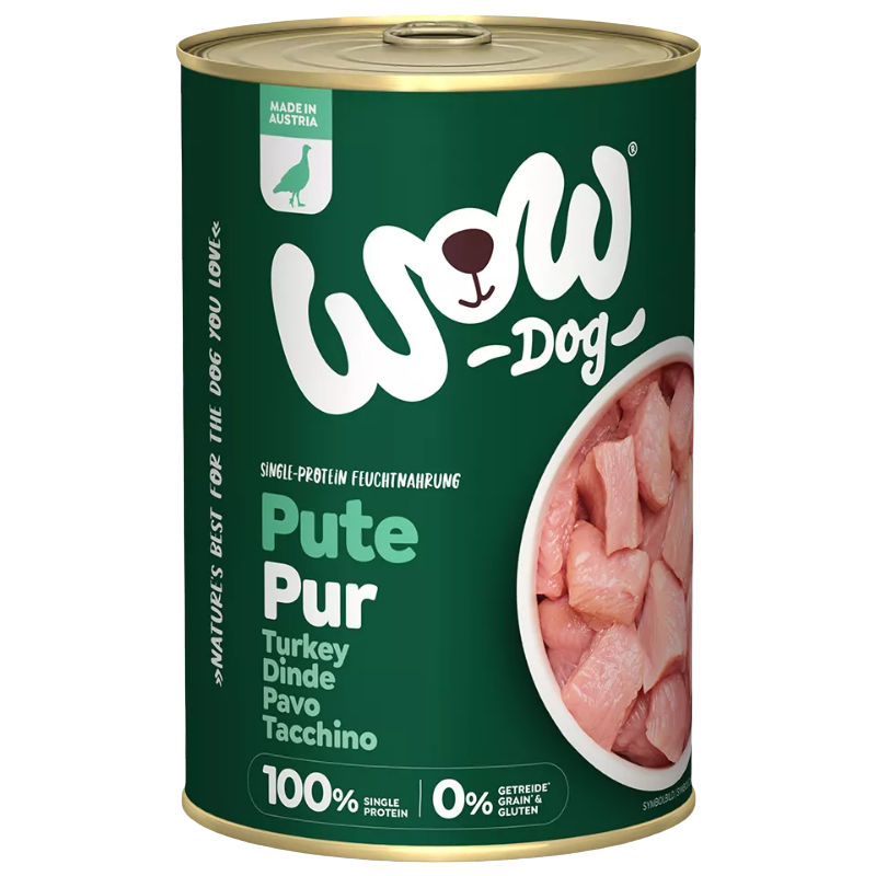 Wow Dog Dose Adult Pur Pute 400g