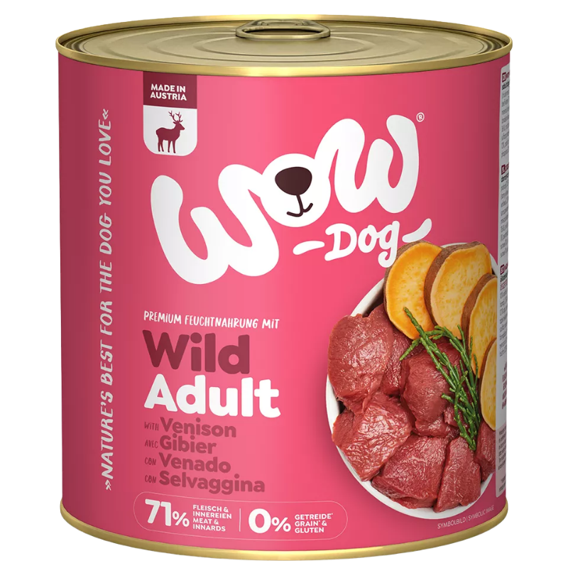 Wow Dog Dose Adult Wild 800g
