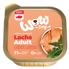 Wow Dog Schale Adult Lachs 150g
