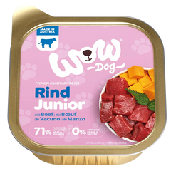 Wow Dog Schale Junior Rind 150g