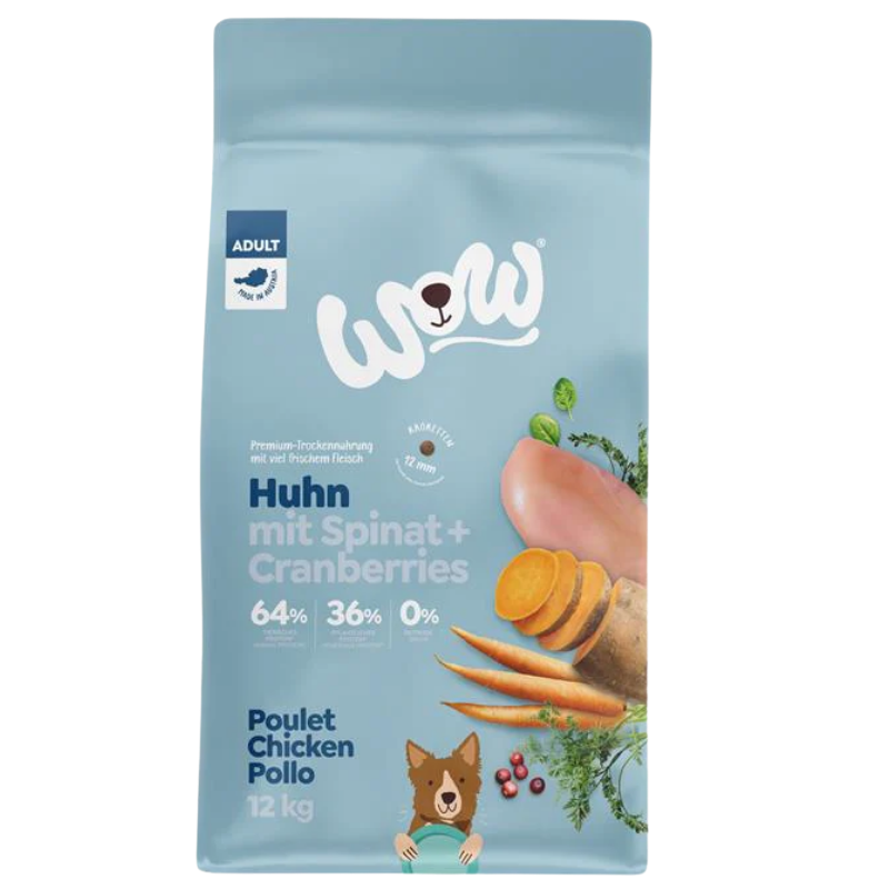 Wow Dog Trocken Adult Huhn