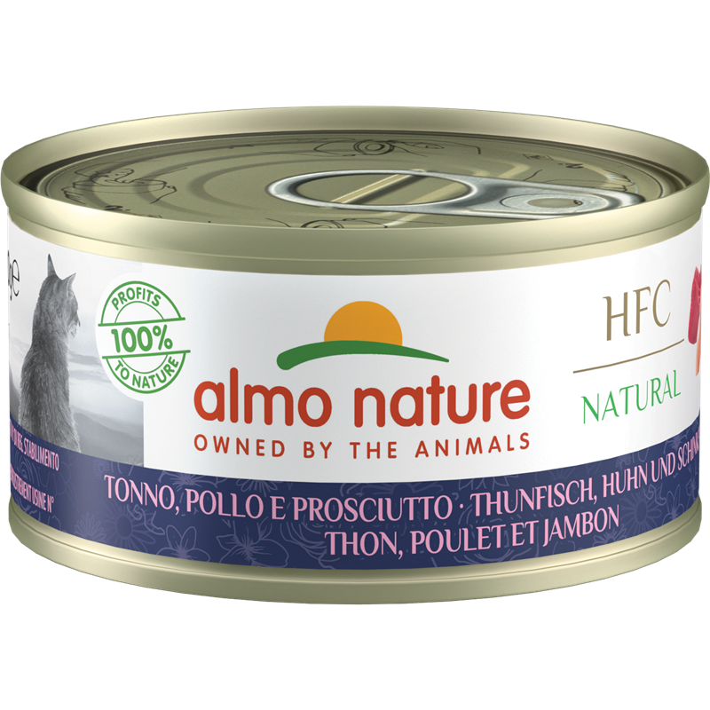Almo Nature Dose Adult Thunfisch, Huhn & Schinken 70 g