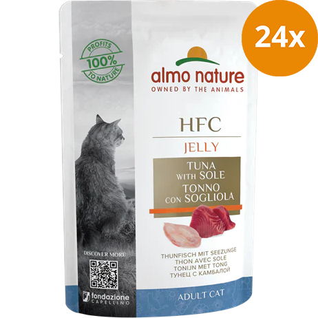 Almo Nature P.B. Natural Jelly Thunfisch & Seezunge 55 g