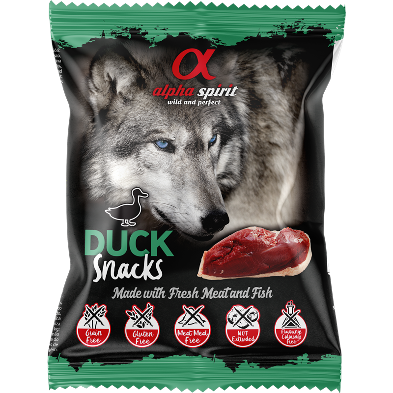 alpha spirit Snacks Bag gewürfelt Ente 50 g
