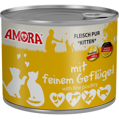 AMORA Katzenkinder mit Geflügel 200 g