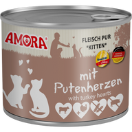 AMORA Katzenkinder Putenherzen 200 g