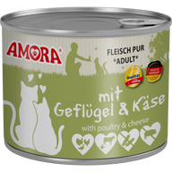 AMORA Fleisch Pur Geflügel & Käse 200 g