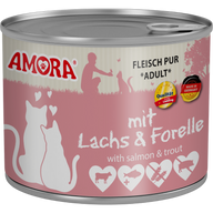 AMORA Fleisch Pur Adult Lachs & Forelle 200 g
