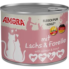 AMORA Fleisch Pur Adult Lachs & Forelle 200 g