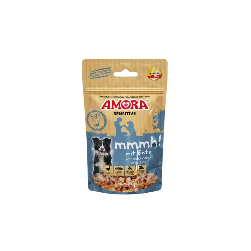 AMORA Dog Snack Sensitive mmmh! mit Ente 100 g