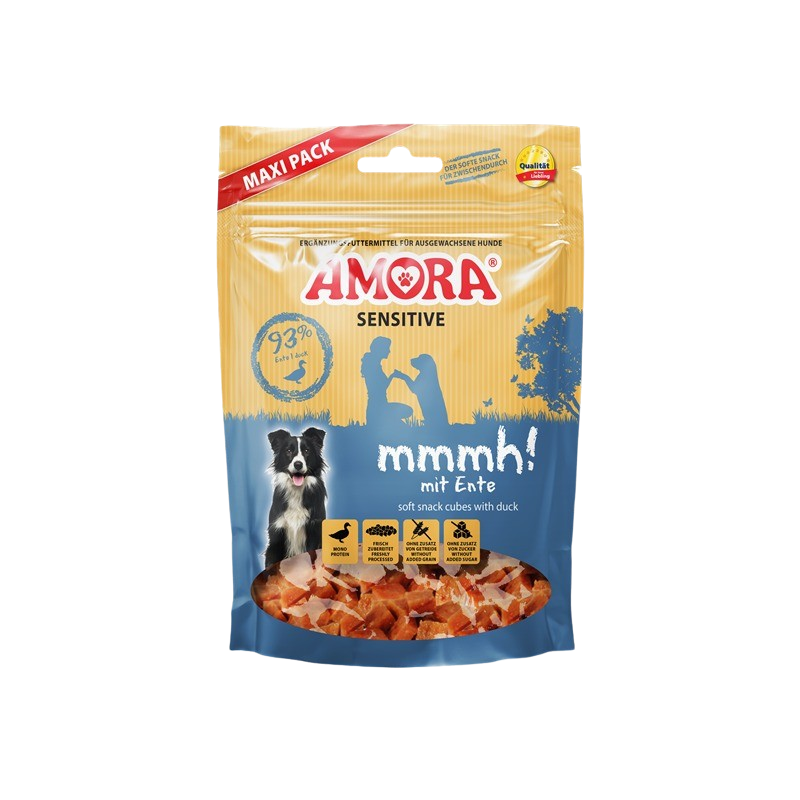AMORA Dog Snack Sensitive mmmh! mit Ente 350 g