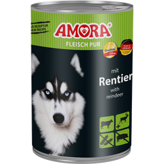 AMORA Fleisch Pur Adult Rentier 400 g