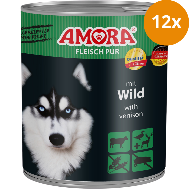 AMORA Fleisch Pur Adult Wild 800 g