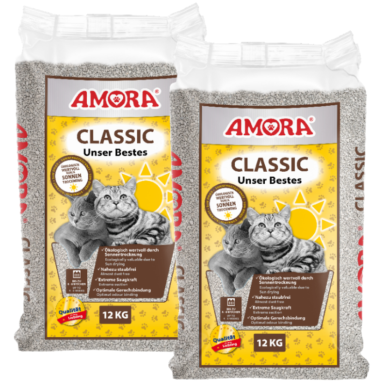 AMORA Katzenstreu Classic unser Bestes