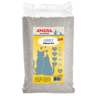 AMORA Katzenstreu Grey Compact Babypuder